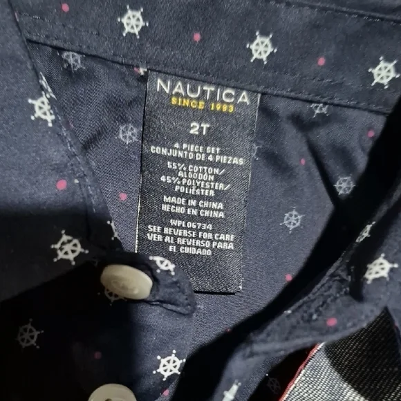 NAUTICA Starry Night Vest and Bow Tie Set NWT - Picture 4 of 6